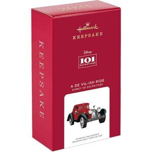 Hallmark Keepsake Cruella DeVil Car Ornament Disney 101 Dalmatians De-Vil-ish 21